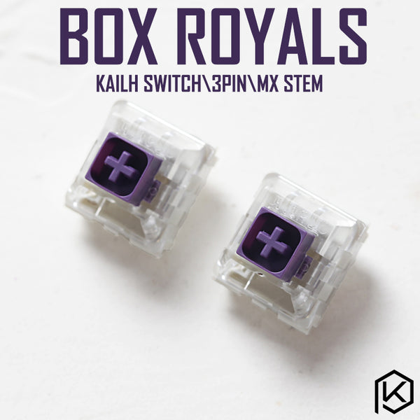 Novelkey Kailh Box royal royals Switch RGB SMD Purple Dustproof Switch IP56 mx stem - KPrepublic