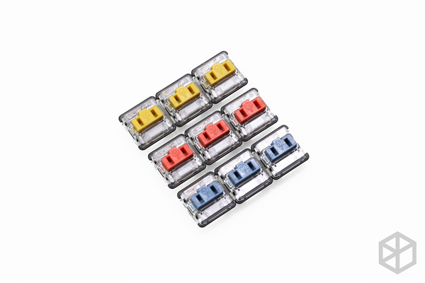 kailh low profile choc switch half high ultrathin RGB Swithes For Backlit Mechanical keyboard Dark Yellow Burnt Orange Pale Blue