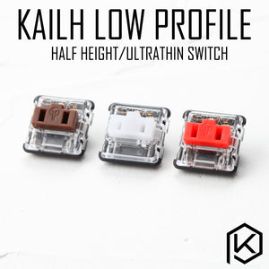 kailh low profile switch half high ultrathin RGB Swithes For Backlit Mechanical Gaming keyboard brown white blue red Free Shipping - KPrepublic
