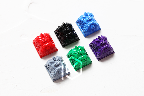 [CLOSED] [GB] Kirin handcoloured Novelty 3D printing keycaps mechanical keyboards CHERRY MX COMPATIBLE Free shipping - KPrepublic