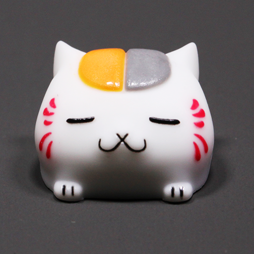[CLOSED][GB] Cool kit Novelty lucky cat black white nyanko sensei riou natsume resin keycap artisan