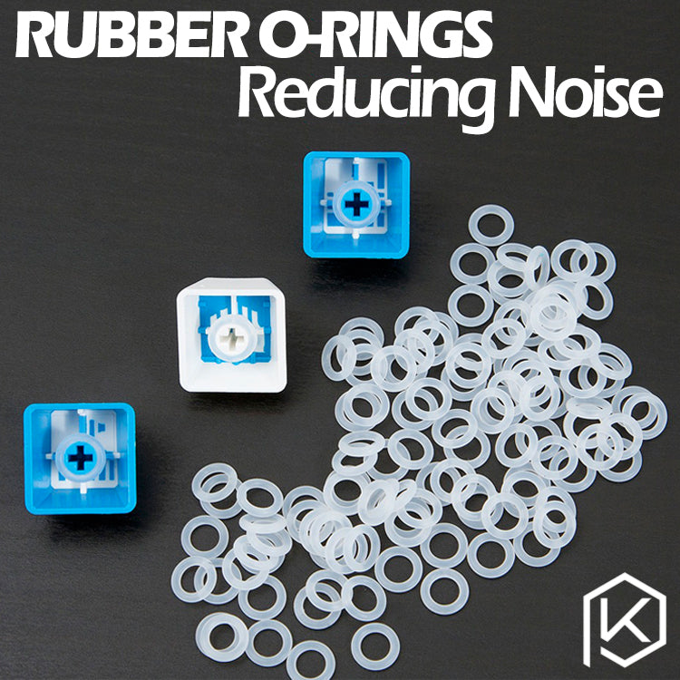 Amazon.com: WASD Keyboards Cherry MX Rubber ORing Keyboard Switch Dampeners  Blue 40A-R - 0.4mm Reduction (125pcs O-Rings) : Electronics