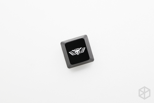 Novelty Shine Through ABS Etched black red esc Pacific Rim inspired Keycaps
