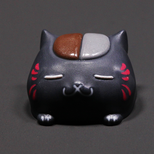 [CLOSED][GB] Cool kit Novelty lucky cat black white nyanko sensei riou natsume resin keycap artisan