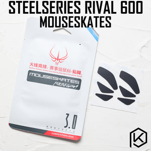 Hotline games 2 sets/pack competition level mouse feet skates gildes for steelseries rival 600 0.6mm thickness Teflo - KPrepublic