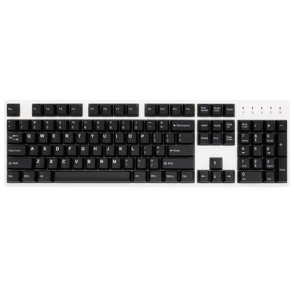 taihao WOB White on Black abs doubleshot cubic keycap for diy gaming mechanical keyboard for xd64 bm60 xd68 bm68 xd84 gh60 xd96