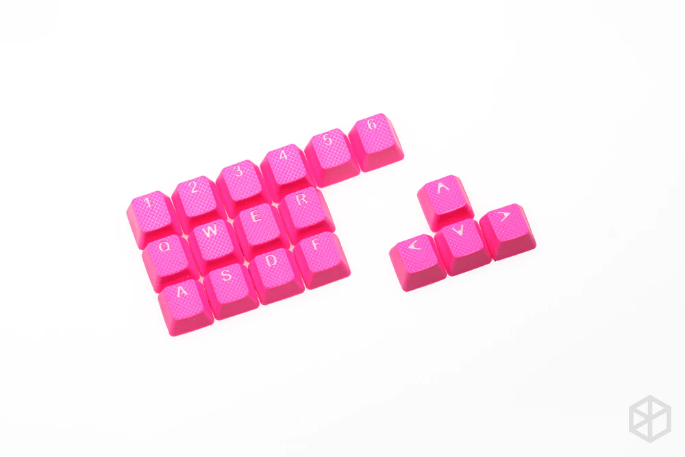 taihao Rubber Gaming Keycap Set Rubberized Doubleshot Keycaps Cherry M ...