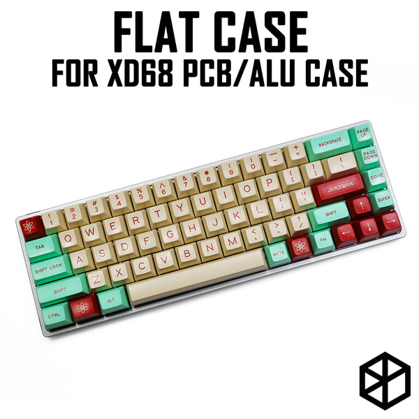 Anodized Aluminium flat case with metal feet for xd68 65%