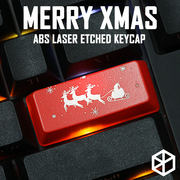 Novelty Shine Through keyboard keycap ABS Shine-Through merry christmas tree xmas Santa Claus black red enter r4 r1 esc
