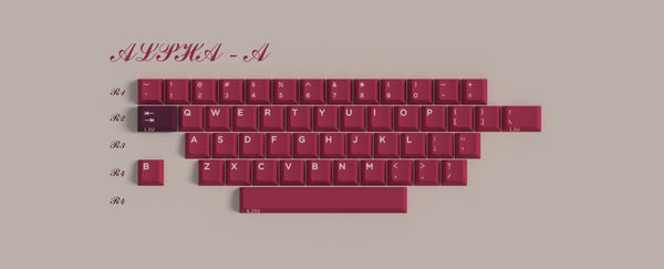 [CLOSED][GB] ZERO-G x Domikey Red Velvet Cherry profile ABS Doubleshot Keycaps